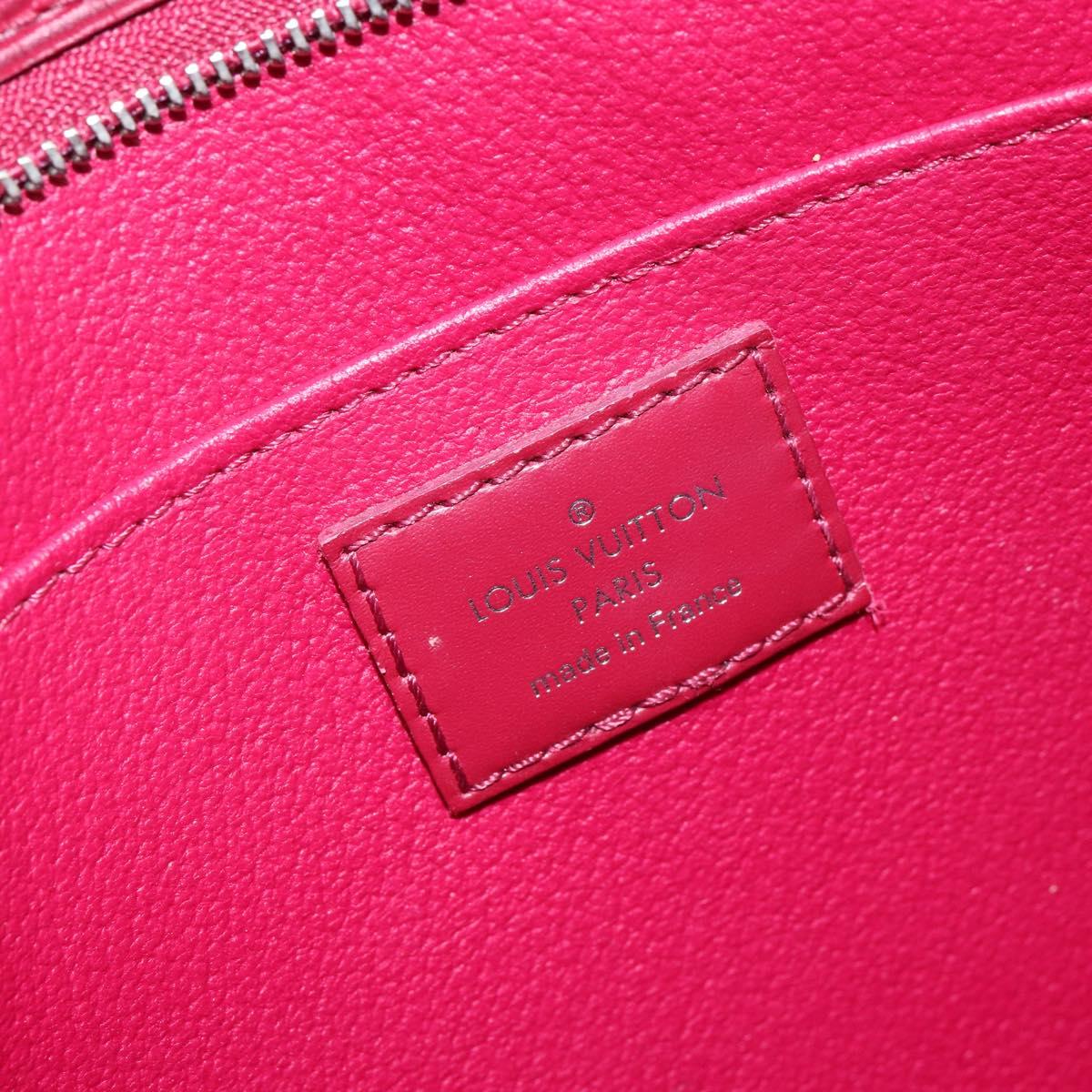 LOUIS VUITTON Epi Poche Toilette 26 Pouch Fuchsia M41085 LV Auth 143191