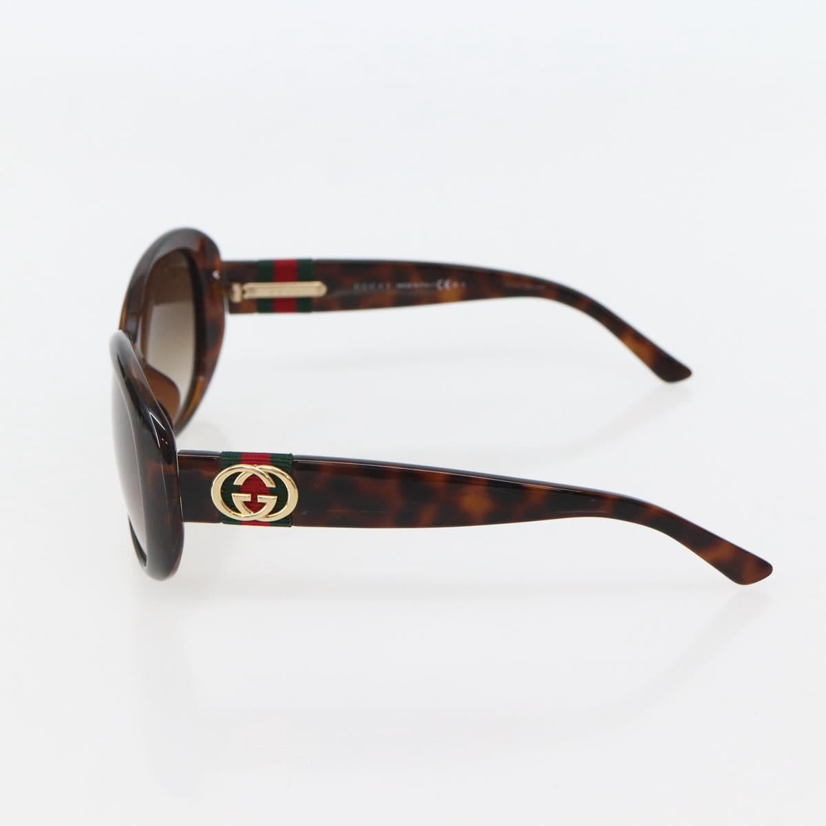 GUCCI Sunglasses plastic Brown Auth 143200V