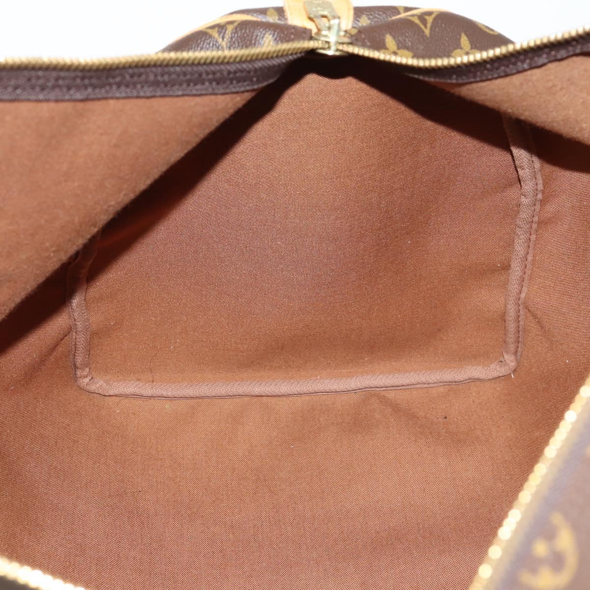 LOUIS VUITTON Monogram Keepall 55 Boston Bag M41424 LV Auth 143247