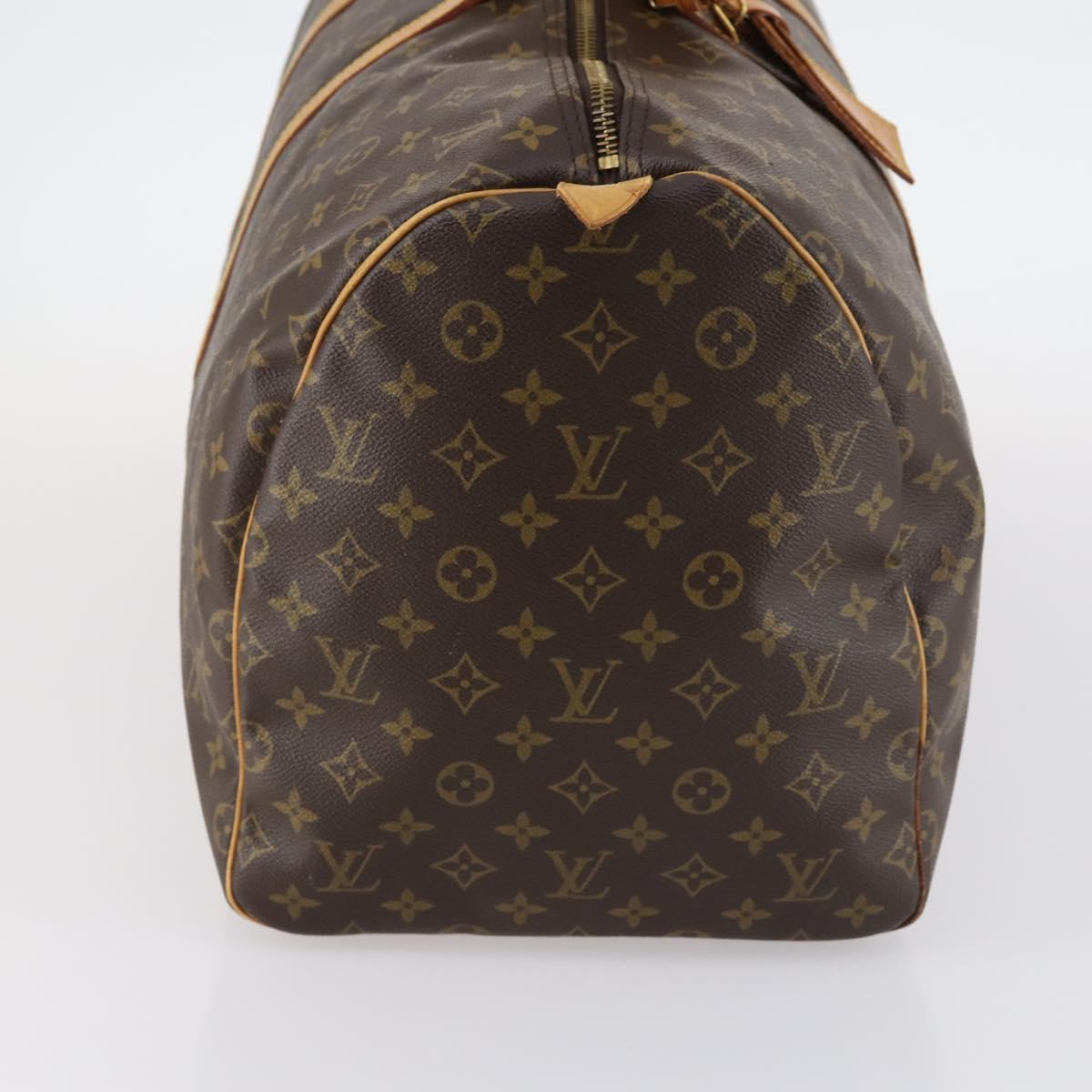 LOUIS VUITTON Monogram Keepall 55 Boston Bag M41424 LV Auth 143247