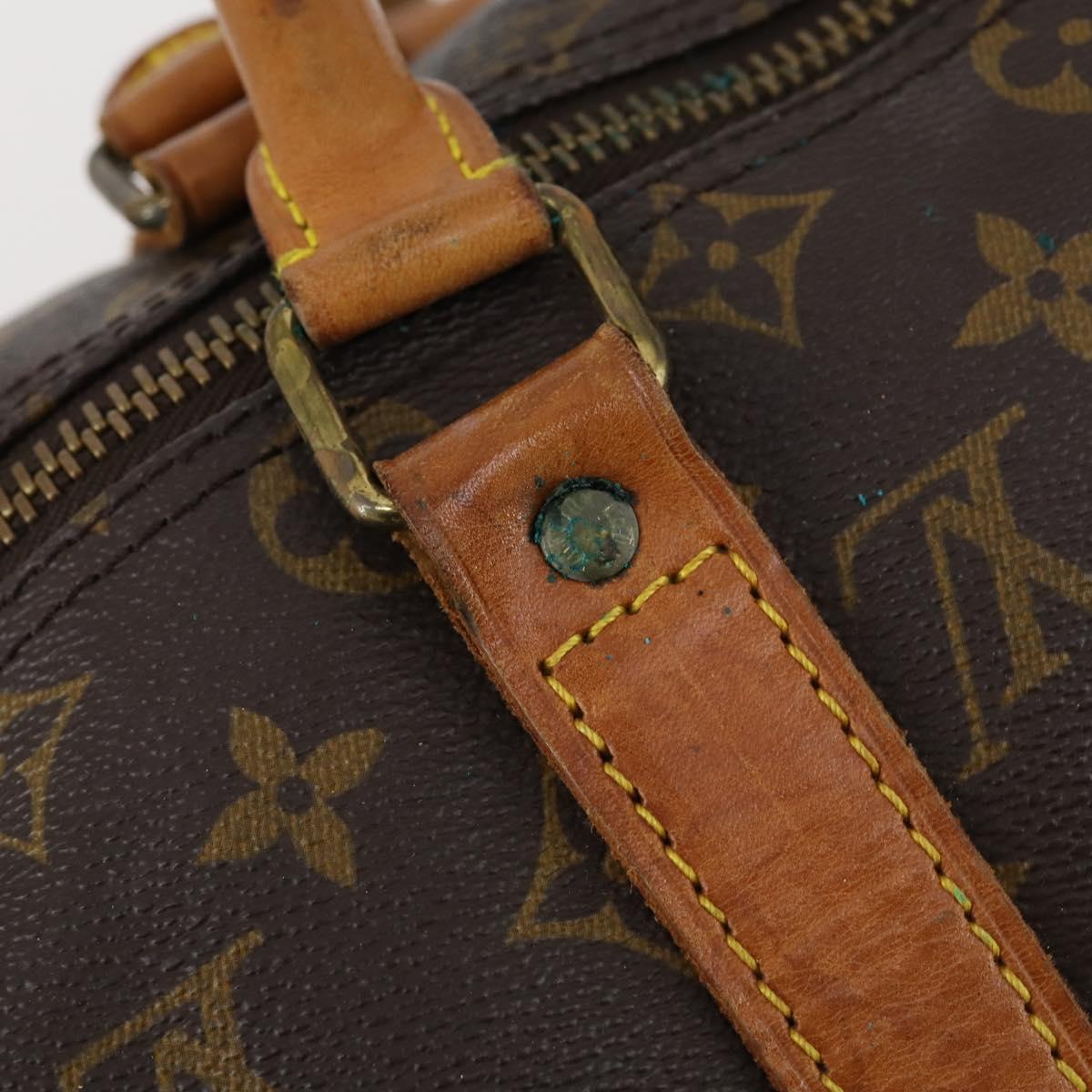 LOUIS VUITTON Monogram Keepall Bandouliere 50 Boston Bag M41416 LV Auth 143249