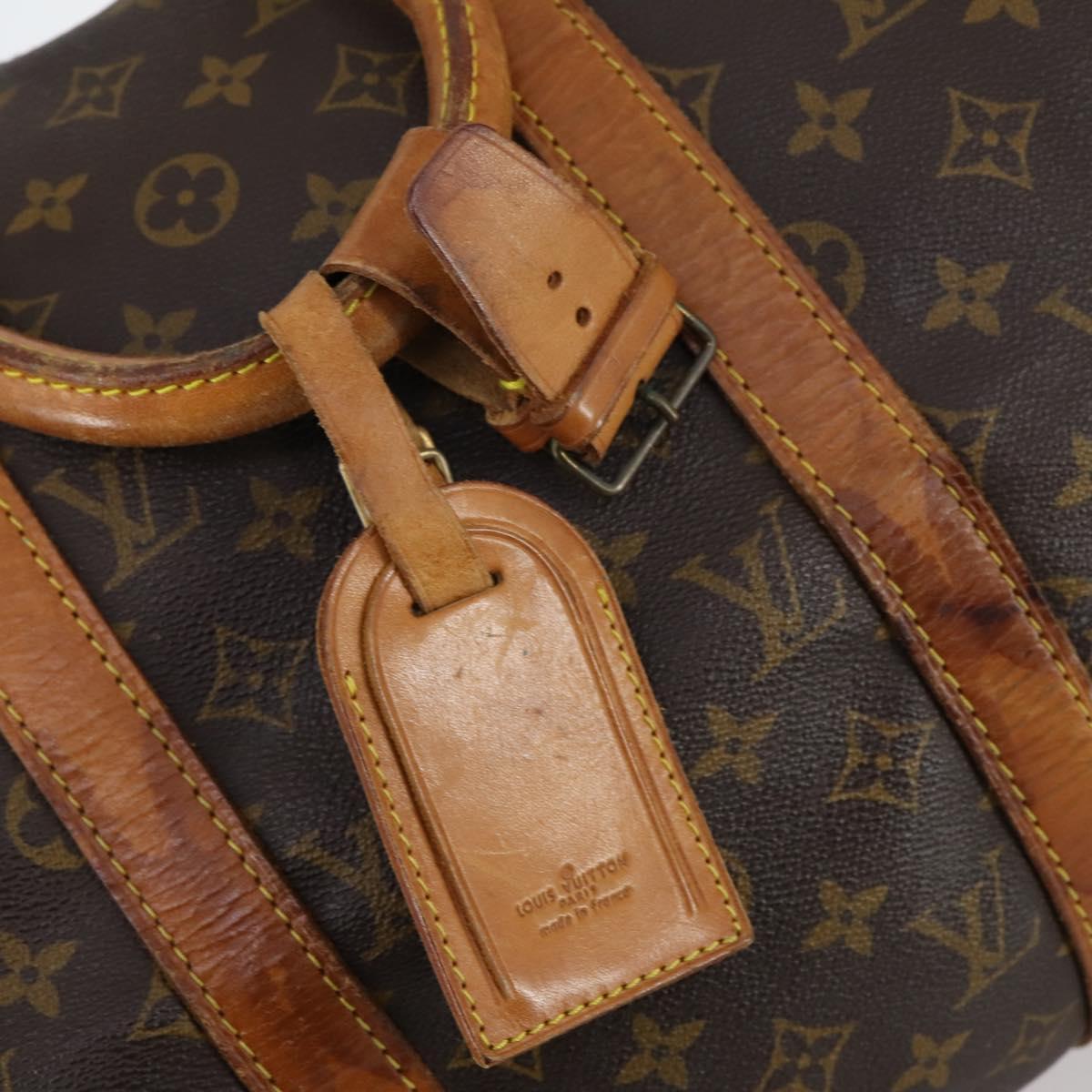 LOUIS VUITTON Monogram Keepall Bandouliere 50 Boston Bag M41416 LV Auth 143249