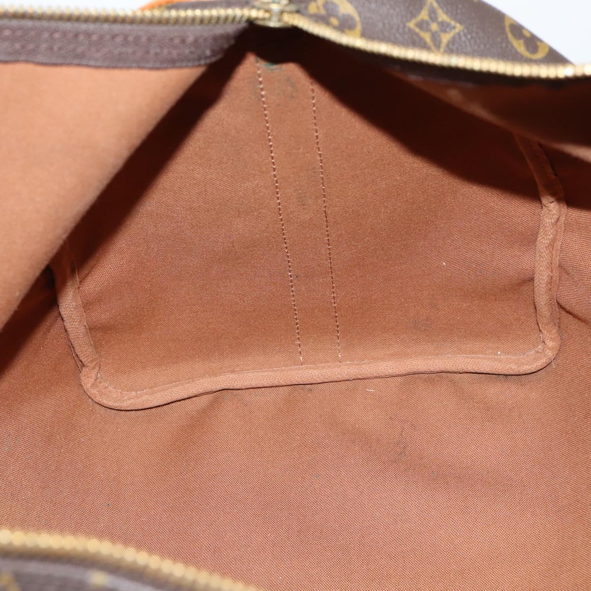 LOUIS VUITTON Monogram Keepall Bandouliere 50 Boston Bag M41416 LV Auth 143249