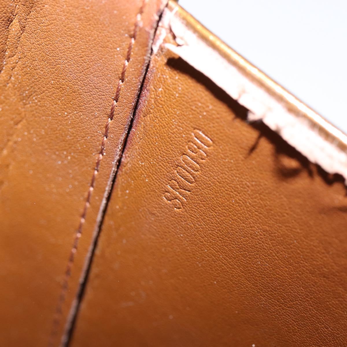 LOUIS VUITTON Monogram Vernis Christie GM Shoulder Bag Bronze M91107 Auth 143251