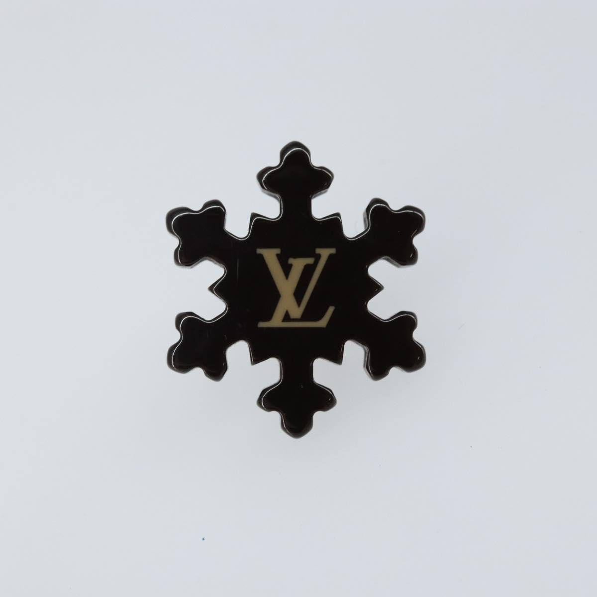 LOUIS VUITTON Pins Etoile de Neige Brooch metal Silver M65390 LV Auth 143255