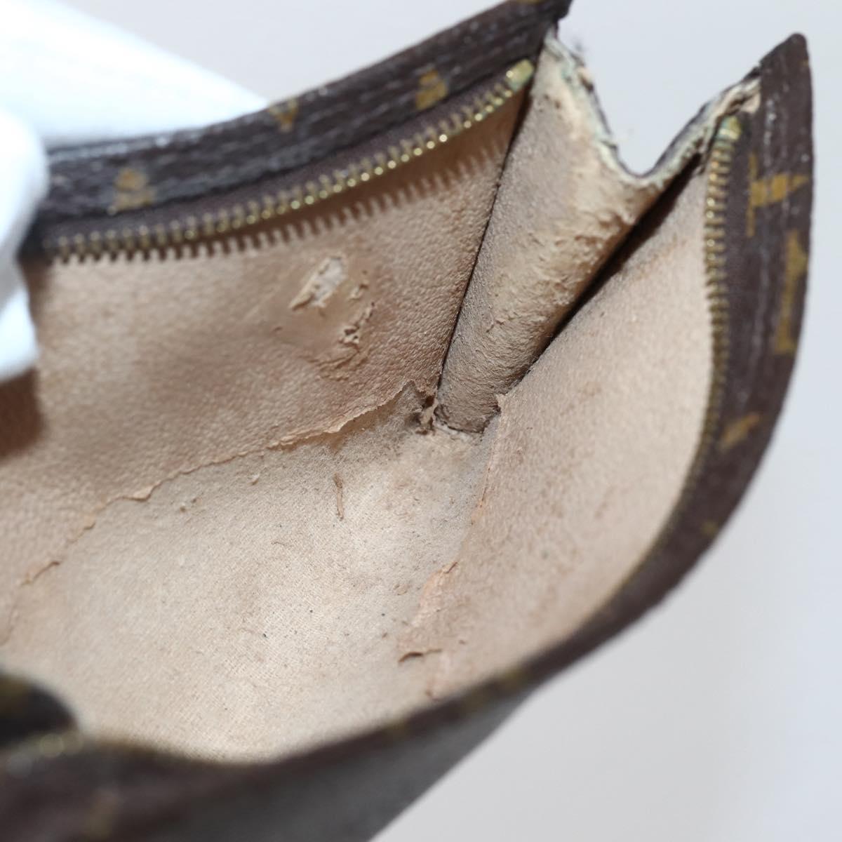 LOUIS VUITTON Monogram Bucket PM Accessory Pouch LV Auth 143278