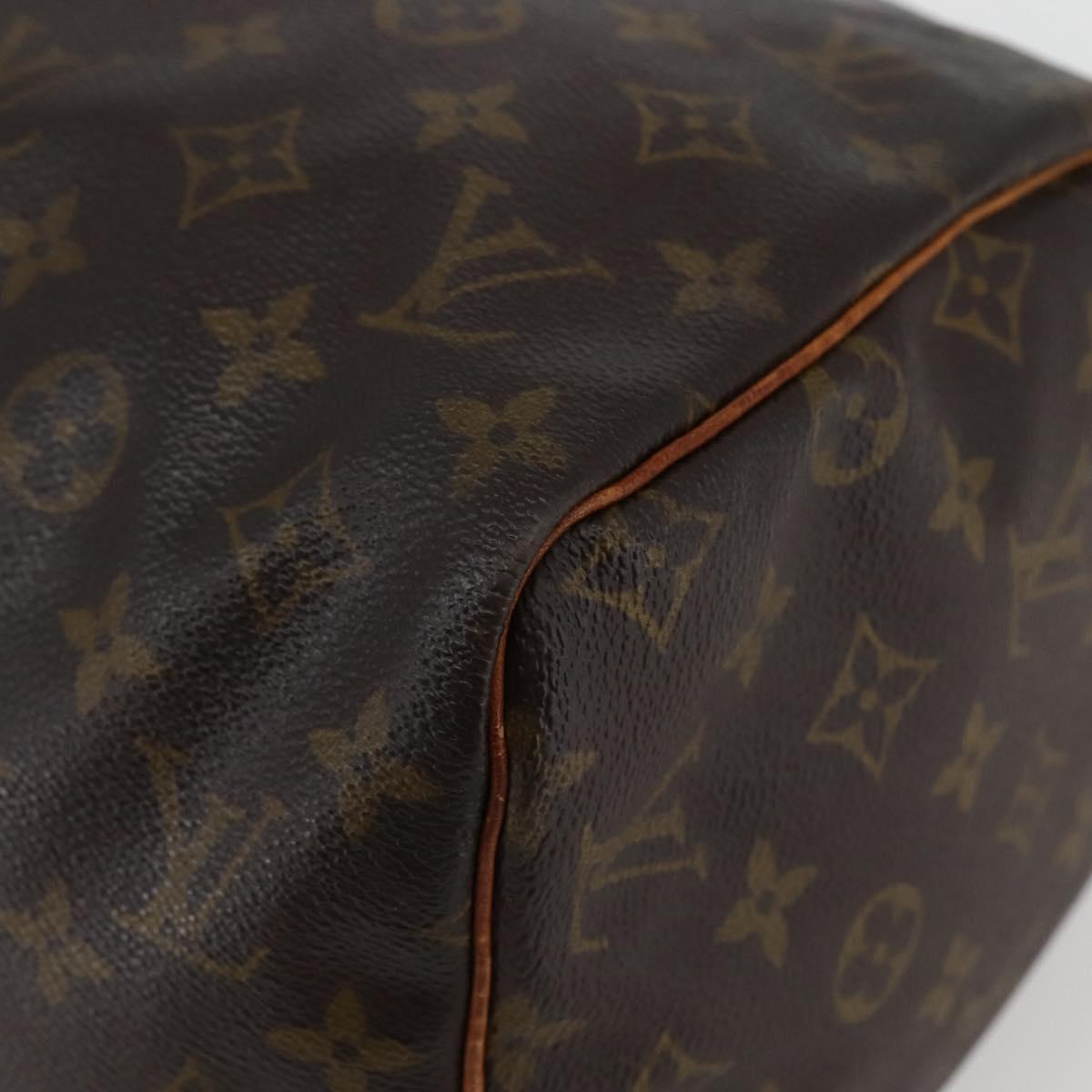 LOUIS VUITTON Monogram Speedy 30 Hand Bag M41526 LV Auth 143280
