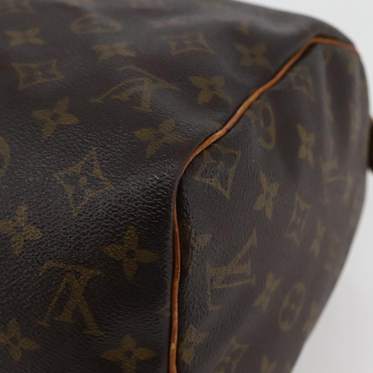 LOUIS VUITTON Monogram Speedy 30 Hand Bag M41526 LV Auth 143280