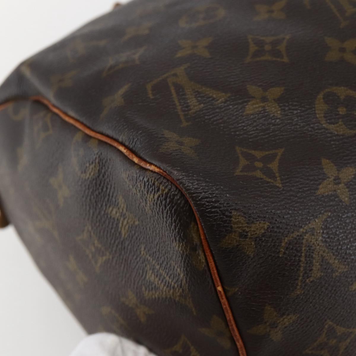 LOUIS VUITTON Monogram Speedy 30 Hand Bag M41526 LV Auth 143280