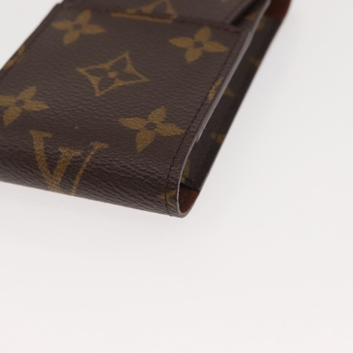 LOUIS VUITTON Monogram Etui Cigarette Case M63024 LV Auth 143287