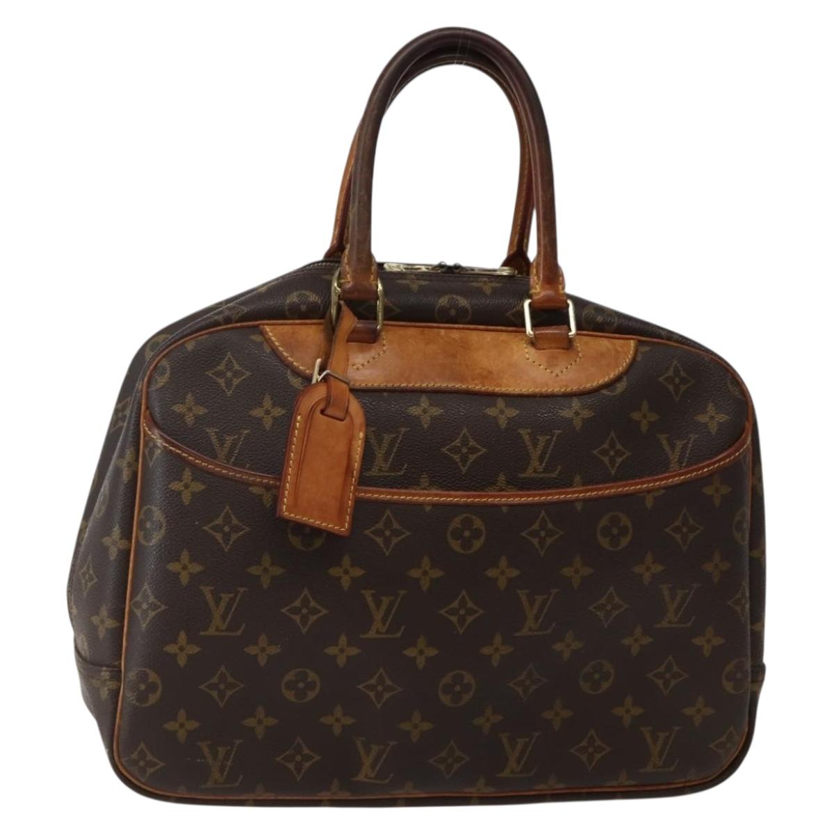 LOUIS VUITTON Monogram Deauville Hand Bag M47270 LV Auth 143288