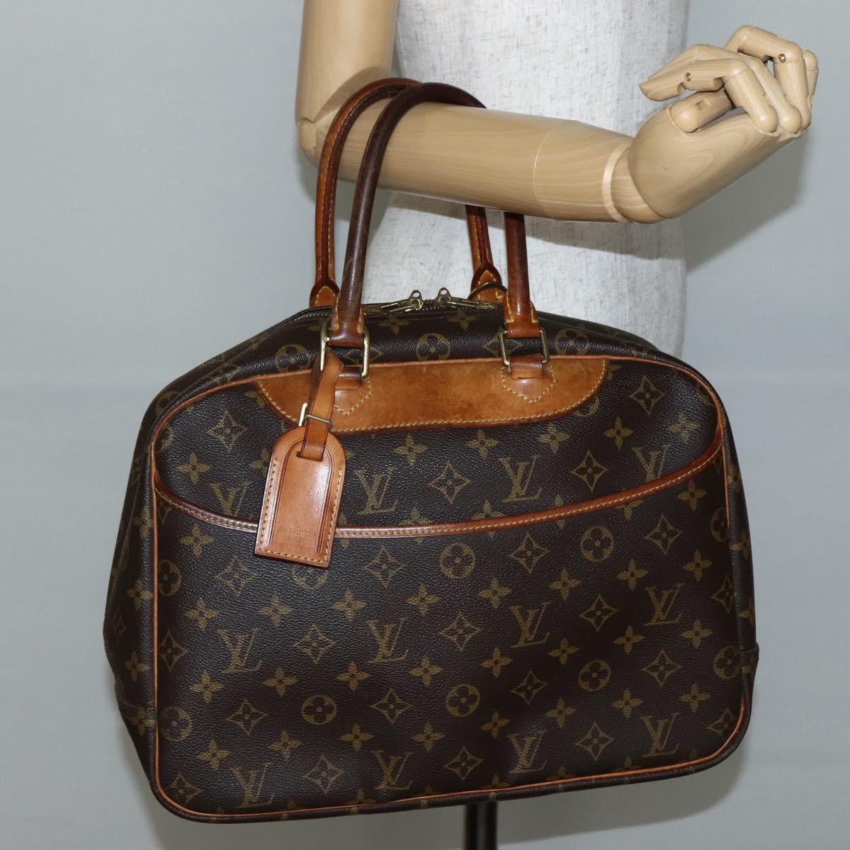 LOUIS VUITTON Monogram Deauville Hand Bag M47270 LV Auth 143288
