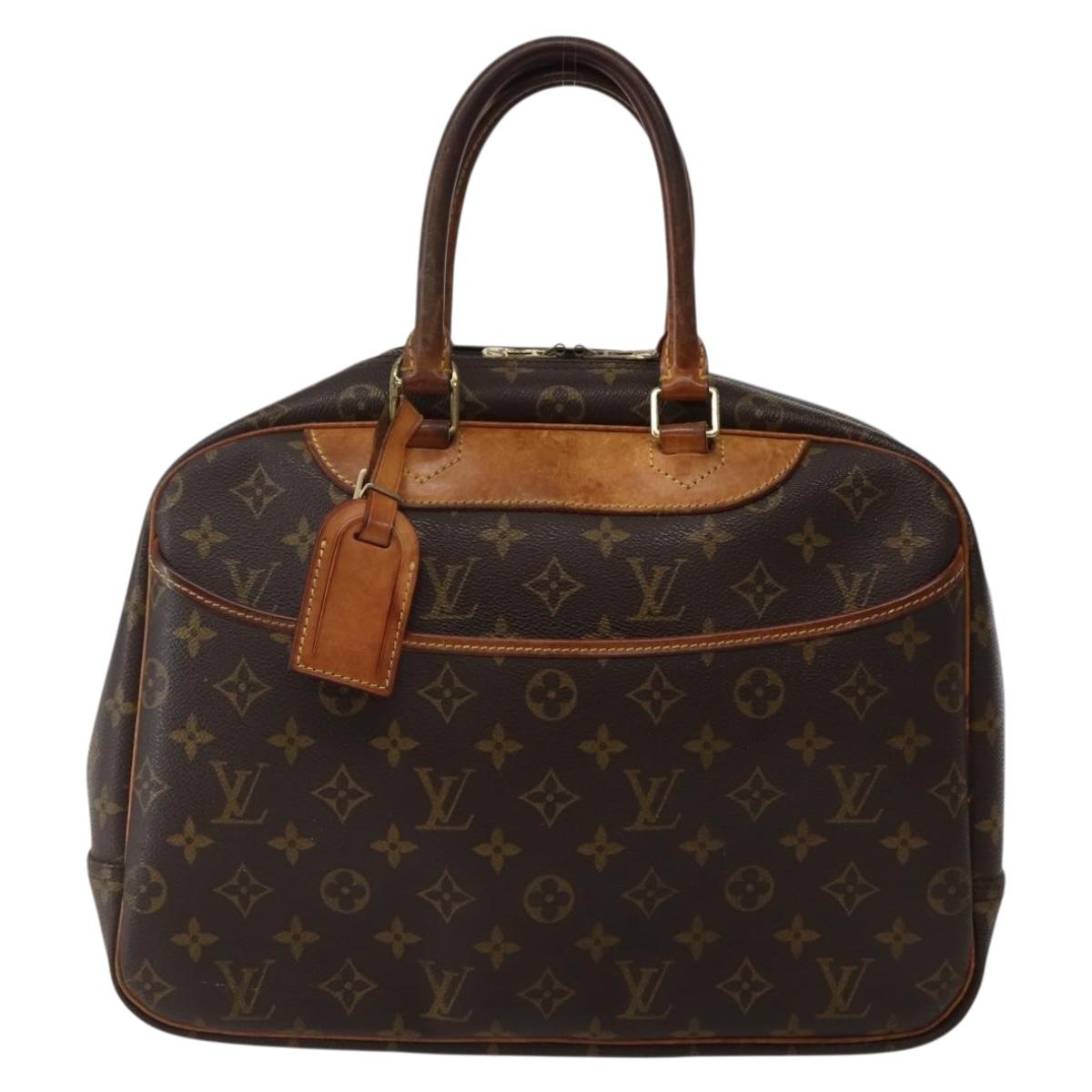 LOUIS VUITTON Monogram Deauville Hand Bag M47270 LV Auth 143288