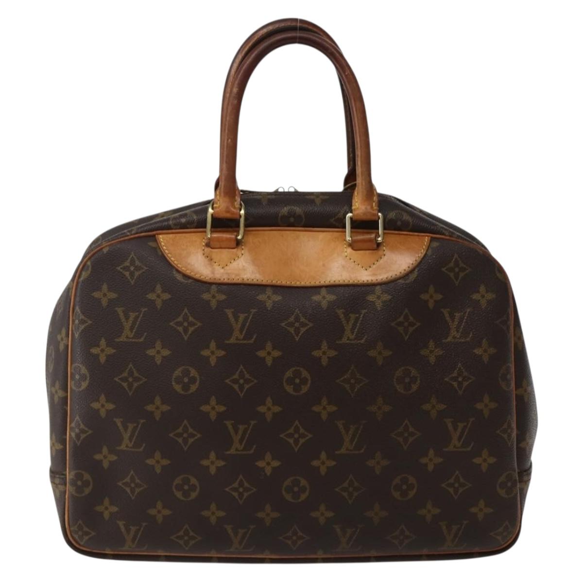 LOUIS VUITTON Monogram Deauville Hand Bag M47270 LV Auth 143288