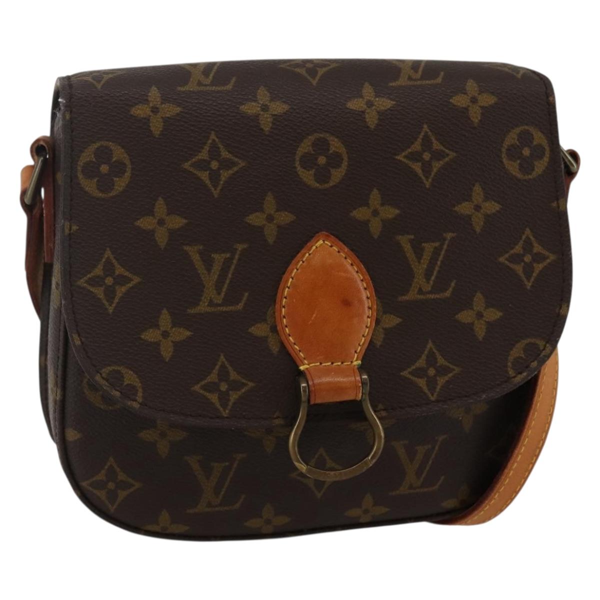 LOUIS VUITTON Monogram Saint Cloud MM Shoulder Bag M51243 LV Auth 143292