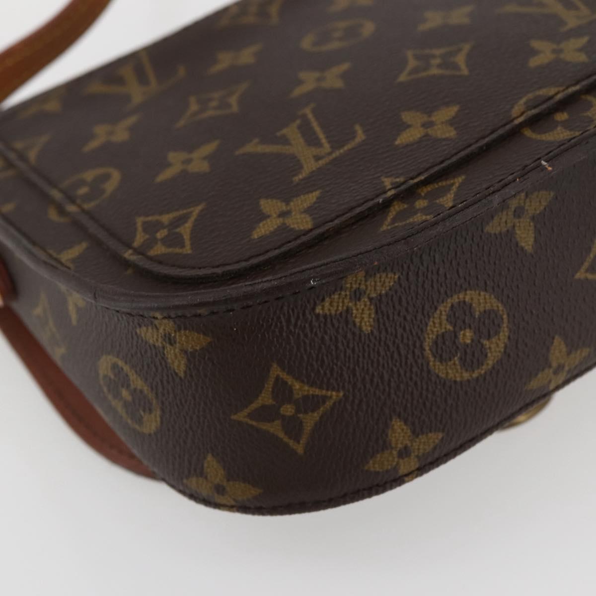 LOUIS VUITTON Monogram Saint Cloud MM Shoulder Bag M51243 LV Auth 143292