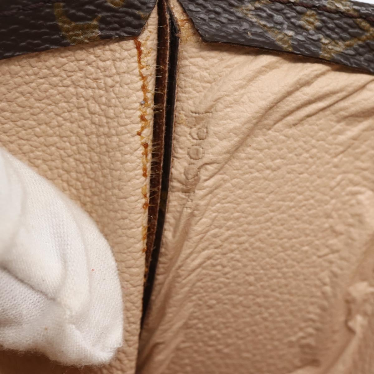 LOUIS VUITTON Monogram Sac Plat Hand Bag M51140 LV Auth 143293