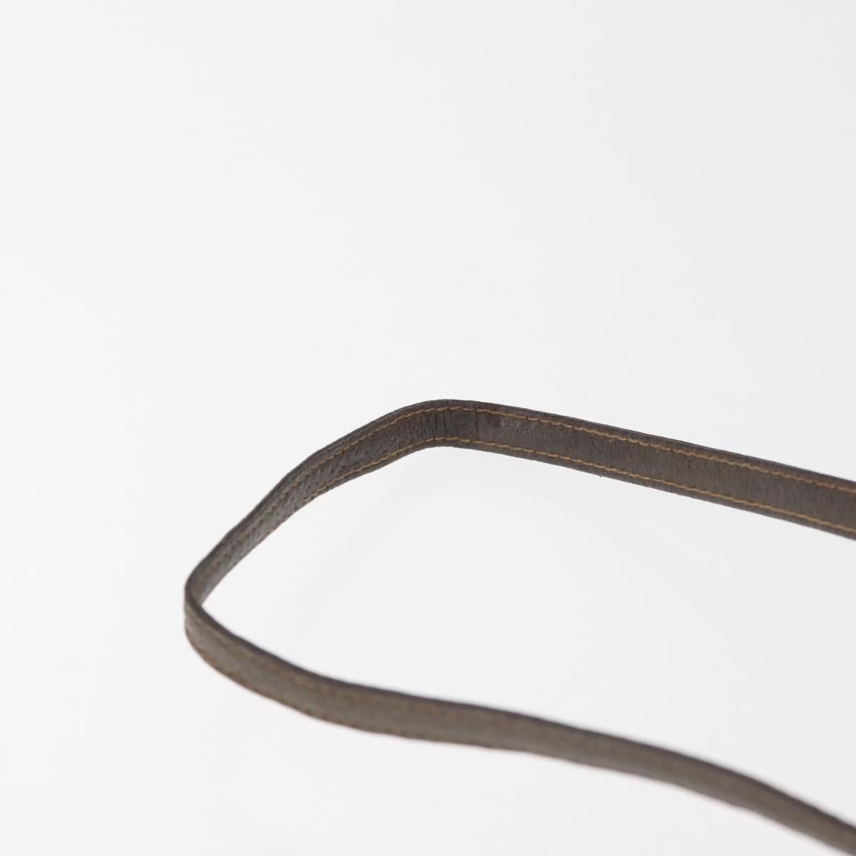 GUCCI GG Supreme Shoulder Bag PVC Beige Gold 904 02 020 Auth 143309