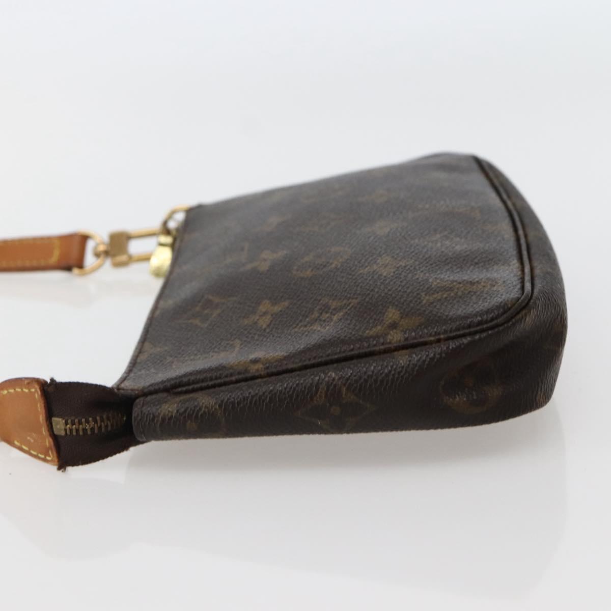 LOUIS VUITTON Monogram Pochette Accessoires Pouch M51980 LV Auth 143317