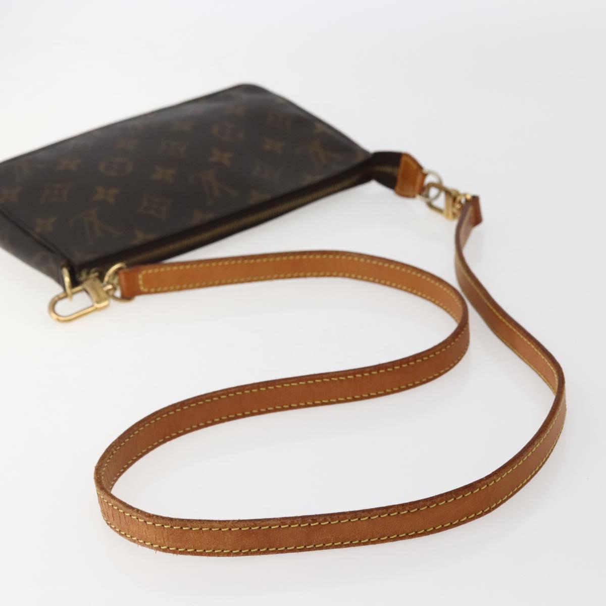 LOUIS VUITTON Monogram Pochette Accessoires Pouch M51980 LV Auth 143317