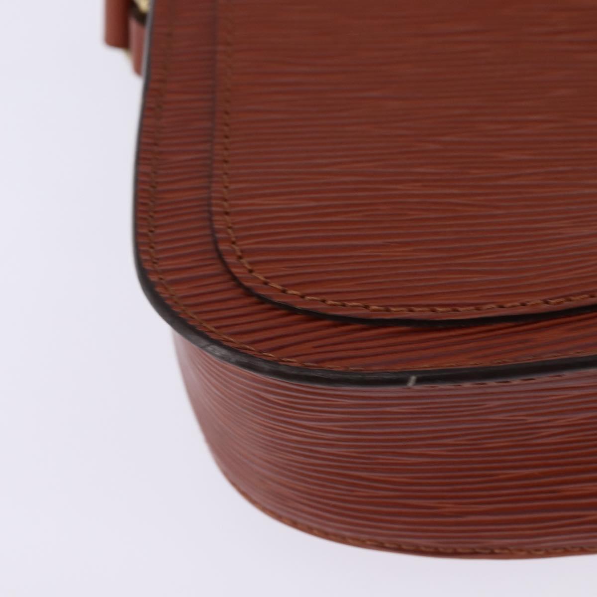 LOUIS VUITTON Epi Saint Cloud PM Shoulder Bag Brown M52213 LV Auth 143321