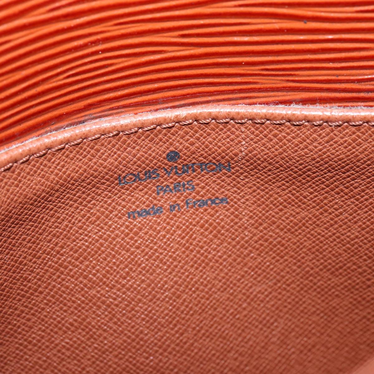 LOUIS VUITTON Epi Saint Cloud PM Shoulder Bag Brown M52213 LV Auth 143321