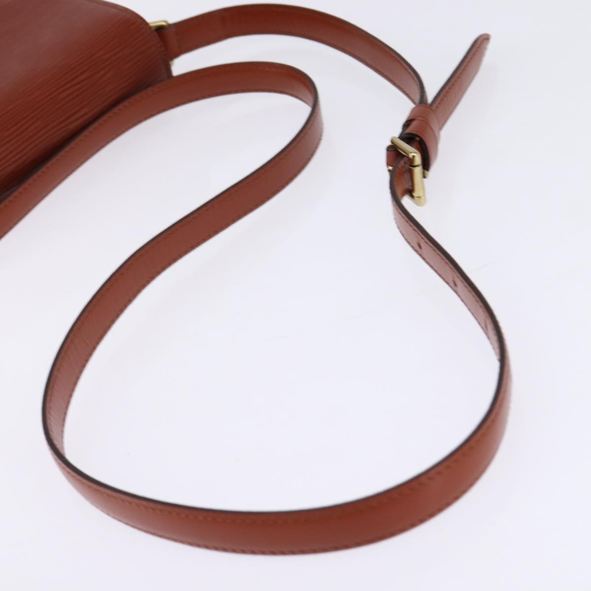 LOUIS VUITTON Epi Saint Cloud PM Shoulder Bag Brown M52213 LV Auth 143321