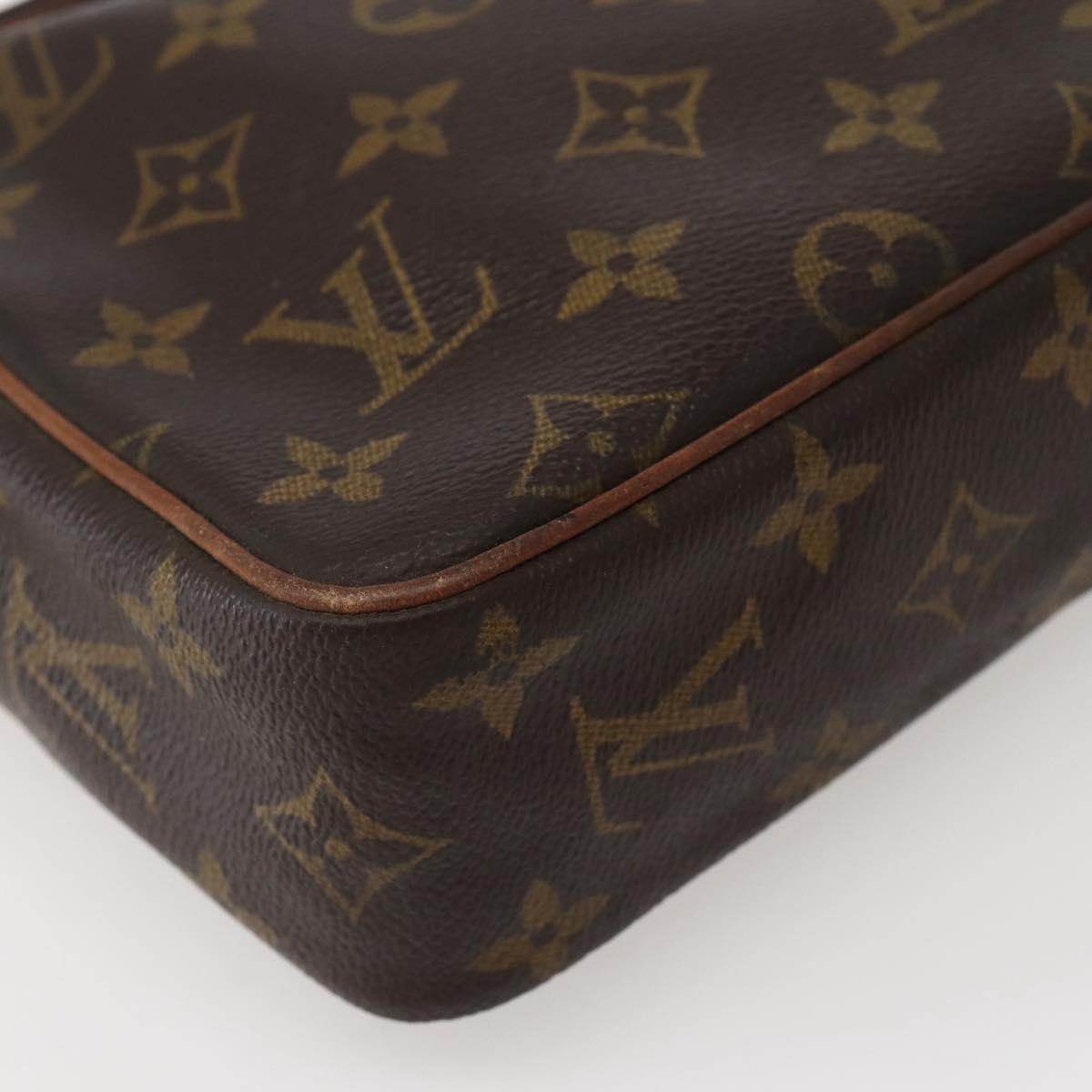 LOUIS VUITTON Monogram Compiegne 23 Clutch Bag M51847 LV Auth 143325