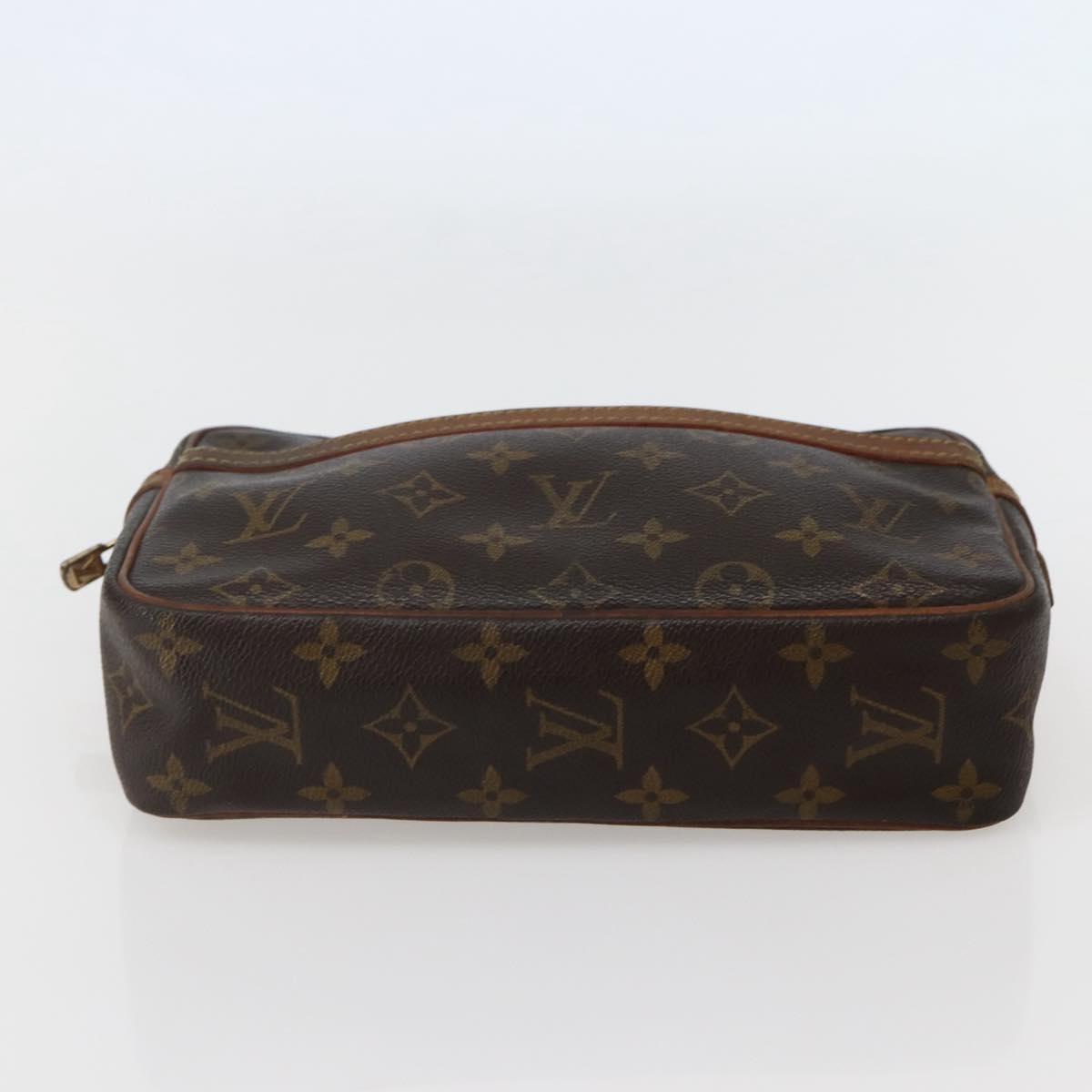 LOUIS VUITTON Monogram Compiegne 23 Clutch Bag M51847 LV Auth 143325
