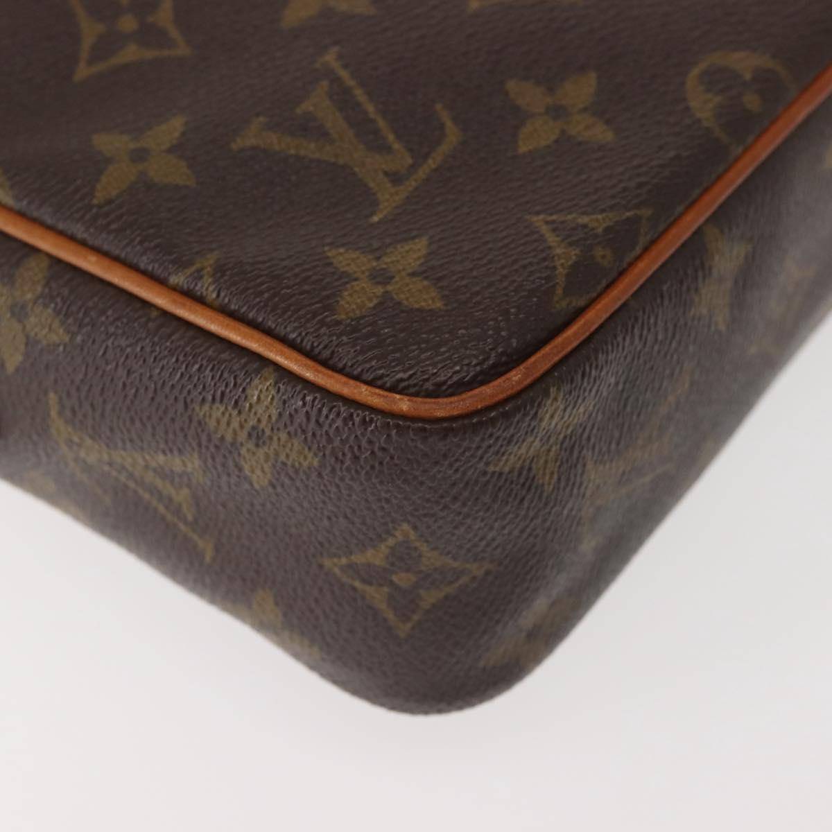 LOUIS VUITTON Monogram Compiegne 23 Clutch Bag M51847 LV Auth 143326
