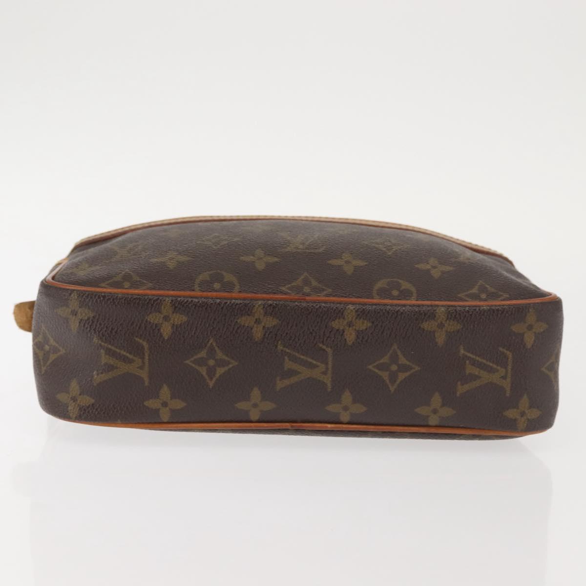 LOUIS VUITTON Monogram Compiegne 23 Clutch Bag M51847 LV Auth 143326