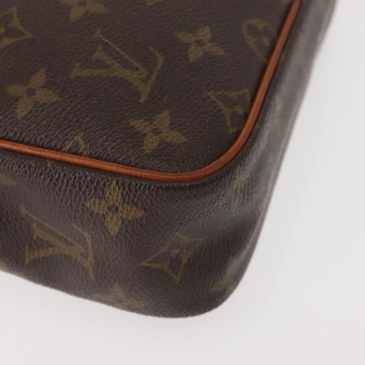 LOUIS VUITTON Monogram Compiegne 23 Clutch Bag M51847 LV Auth 143326