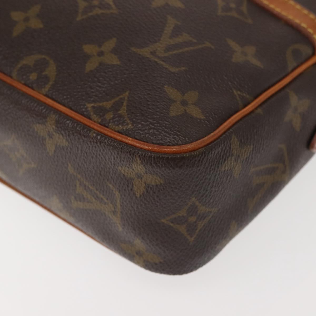 LOUIS VUITTON Monogram Compiegne 23 Clutch Bag M51847 LV Auth 143326
