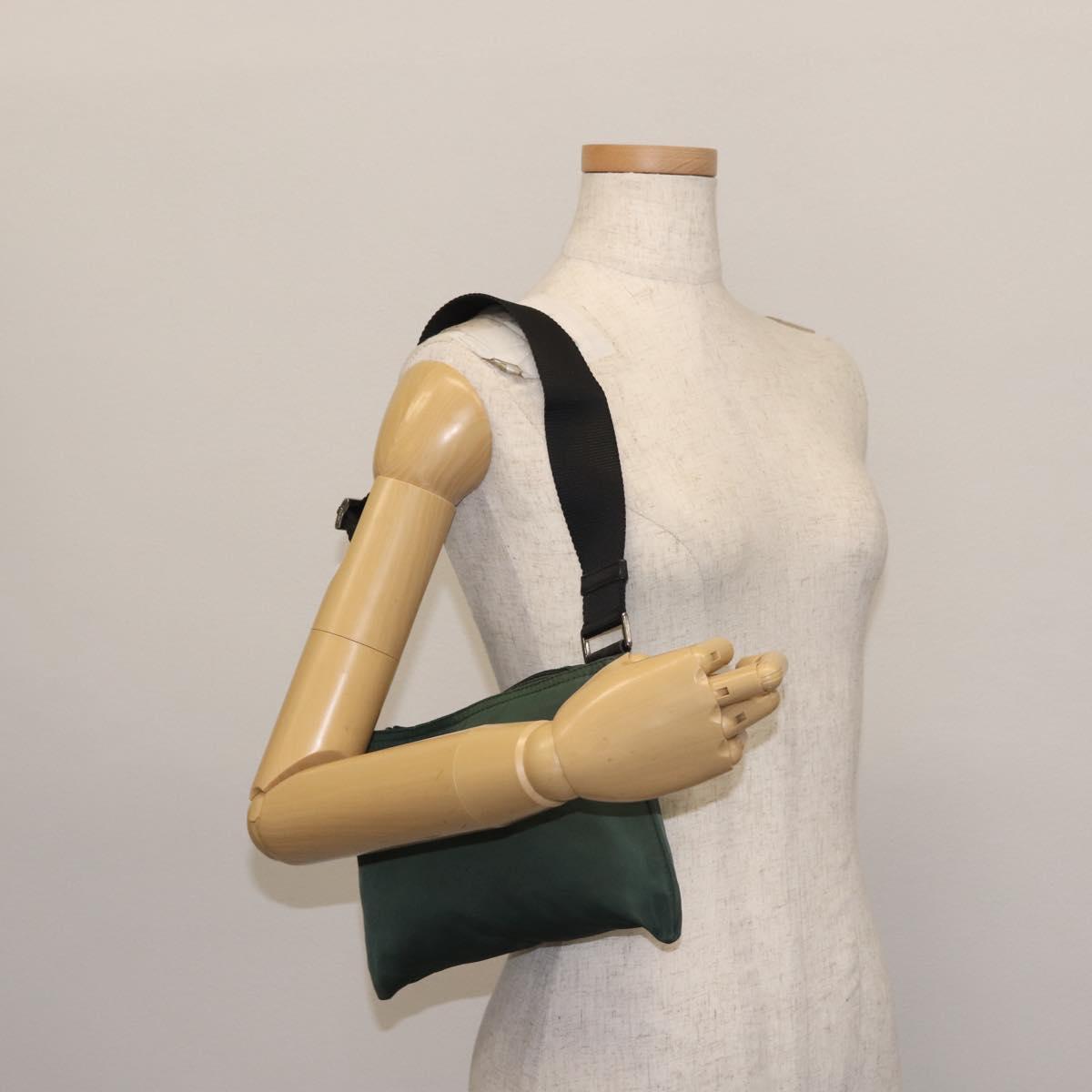 PRADA Shoulder Bag Nylon Khaki Auth 143344