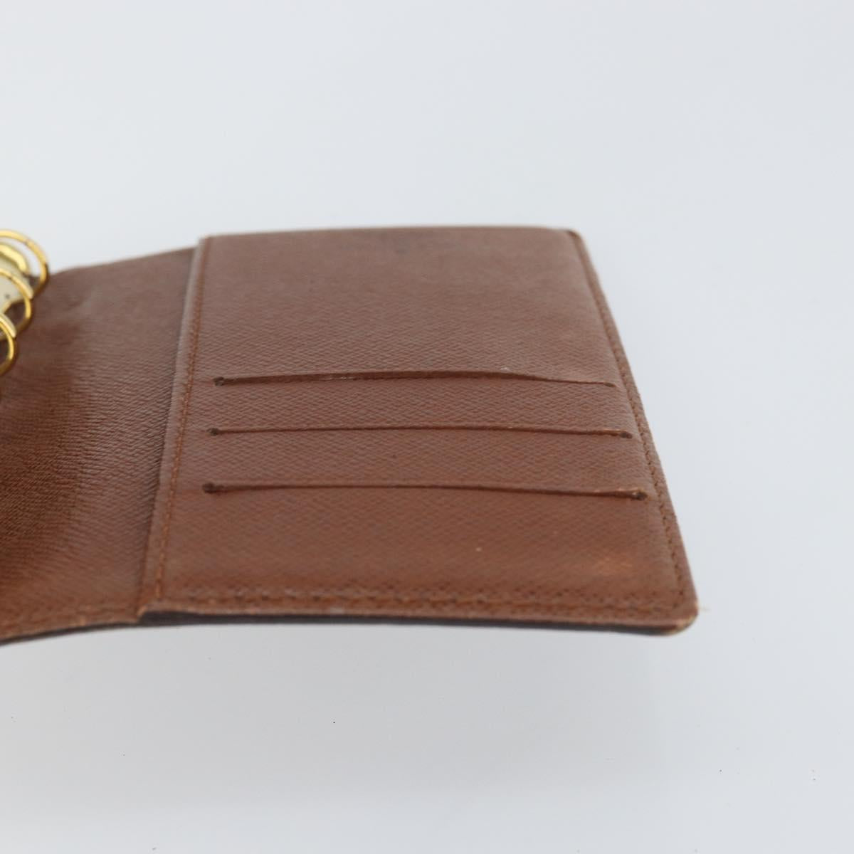 LOUIS VUITTON Monogram Agenda PM Day Planner Cover R20005 LV Auth 143360