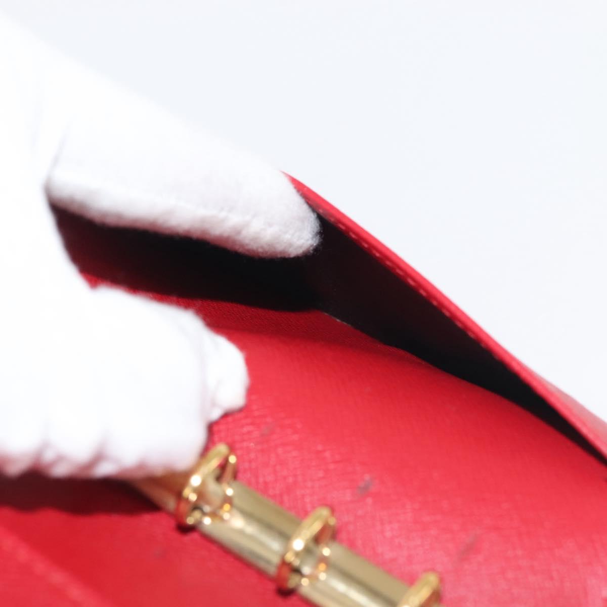 LOUIS VUITTON Epi Agenda PM Day Planner Cover Red R20057 LV Auth 143361