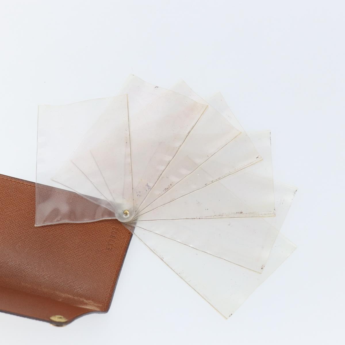 LOUIS VUITTON Monogram Porto Cartes Crdit Pression Card Case M60937 Auth 143363