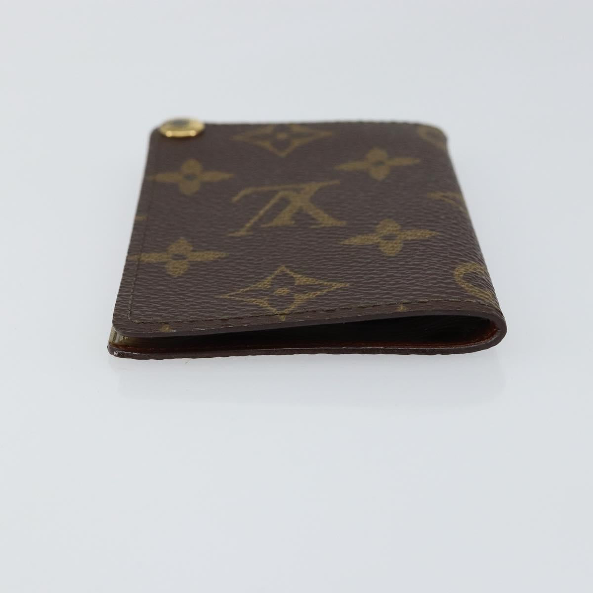 LOUIS VUITTON Monogram Porto Cartes Crdit Pression Card Case M60937 Auth 143363