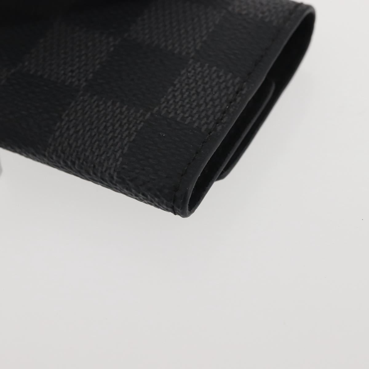 LOUIS VUITTON Damier Graphite Cuff Case LV Auth 143364