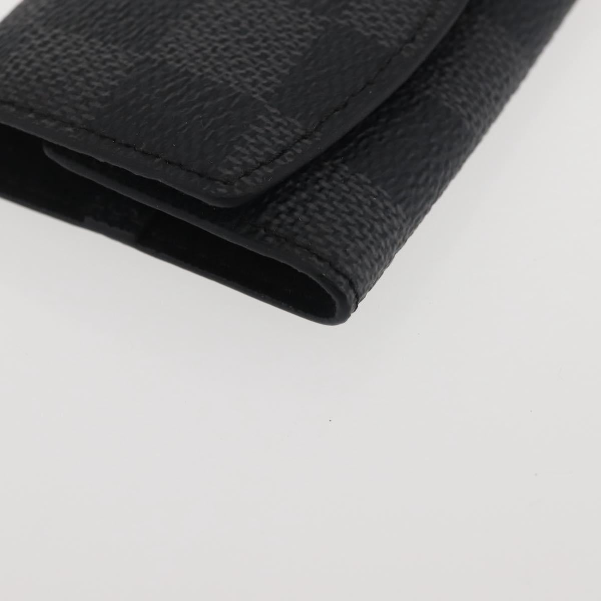 LOUIS VUITTON Damier Graphite Cuff Case LV Auth 143364