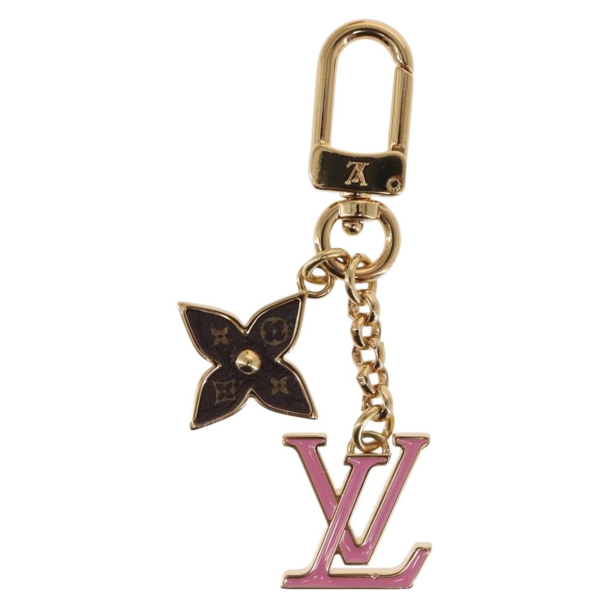 LOUIS VUITTON LV Iconic Charm metal Gold M02347 LV Auth 143365