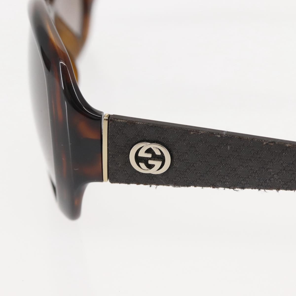 GUCCI Sunglasses plastic Brown Auth 143371