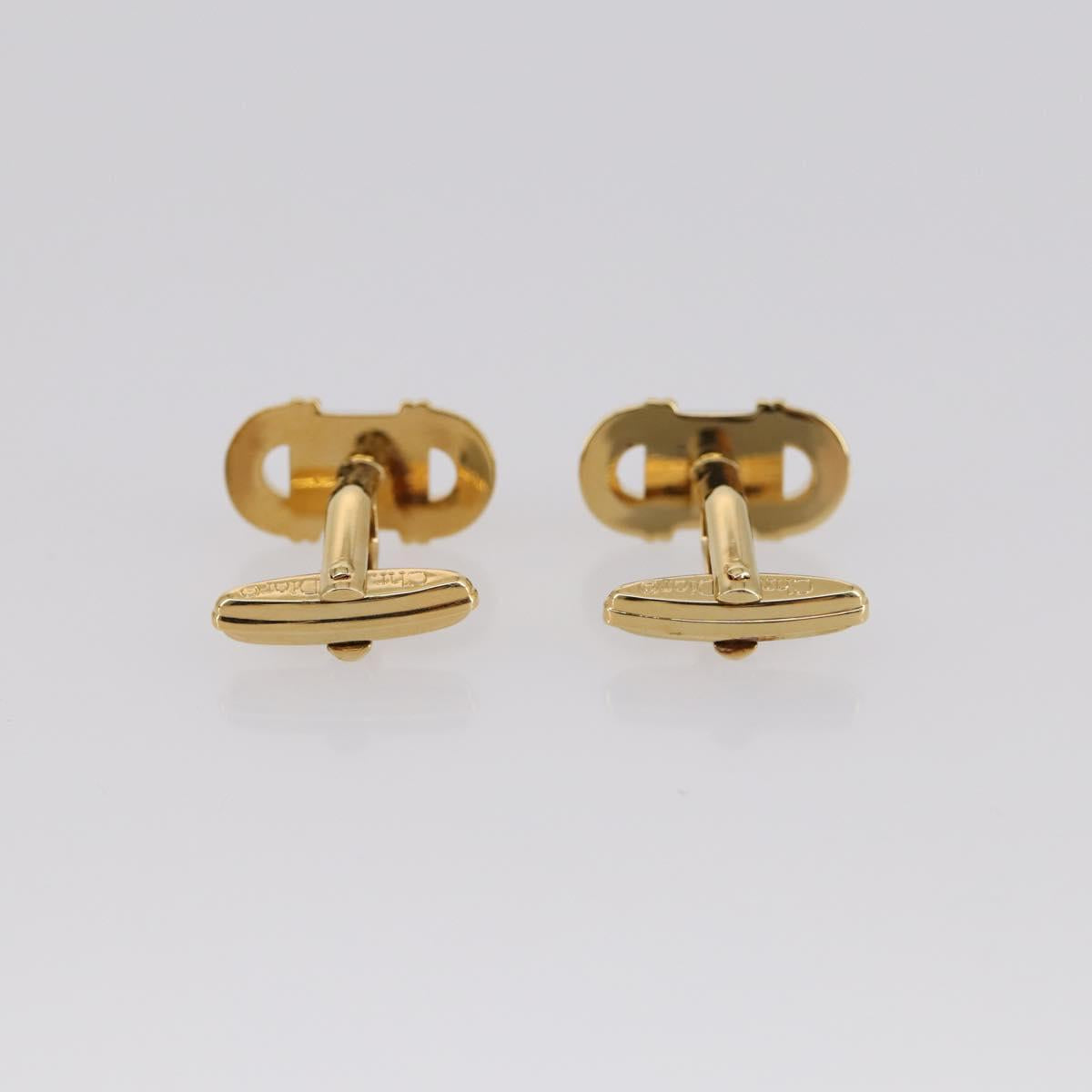 Christian Dior Cuffs metal 3Set Silver Gold Auth 143380