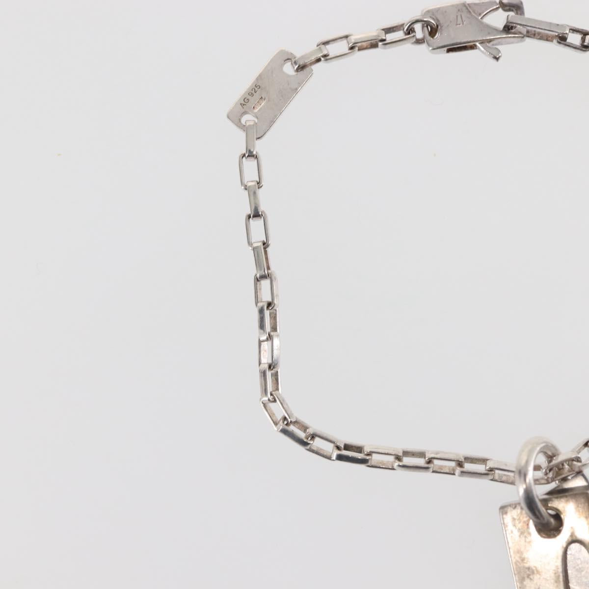 GUCCI Necklace Bracelet metal 2Set Silver Auth 143382