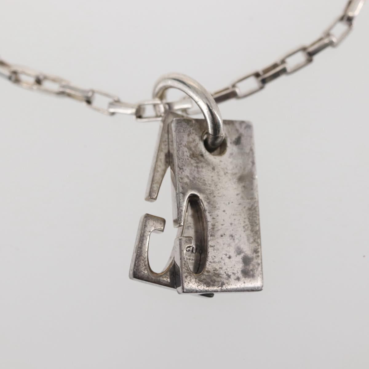 GUCCI Necklace Bracelet metal 2Set Silver Auth 143382