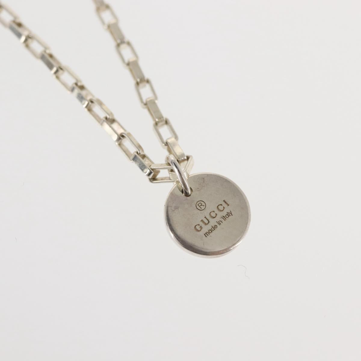 GUCCI Necklace Bracelet metal 2Set Silver Auth 143382