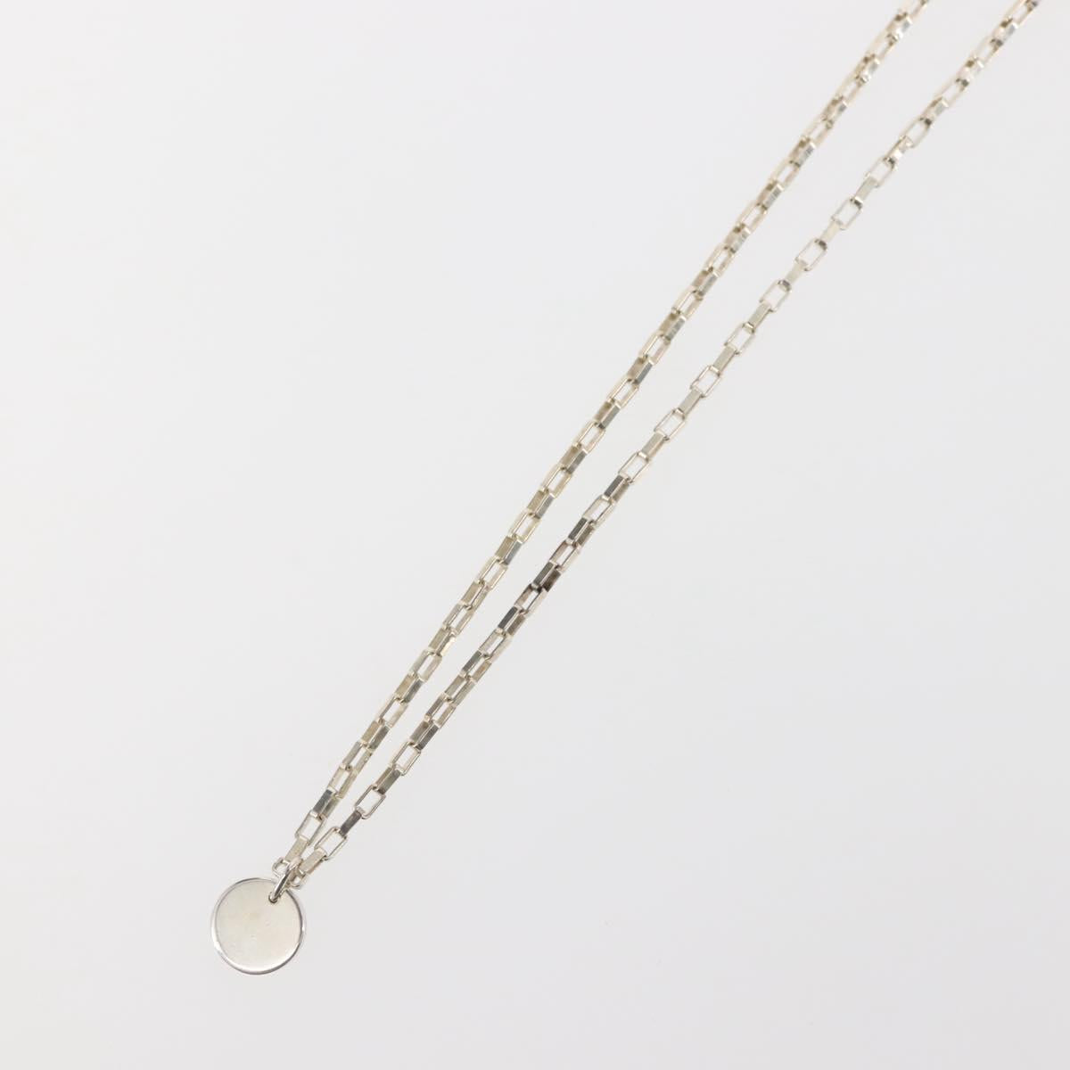 GUCCI Necklace Bracelet metal 2Set Silver Auth 143382