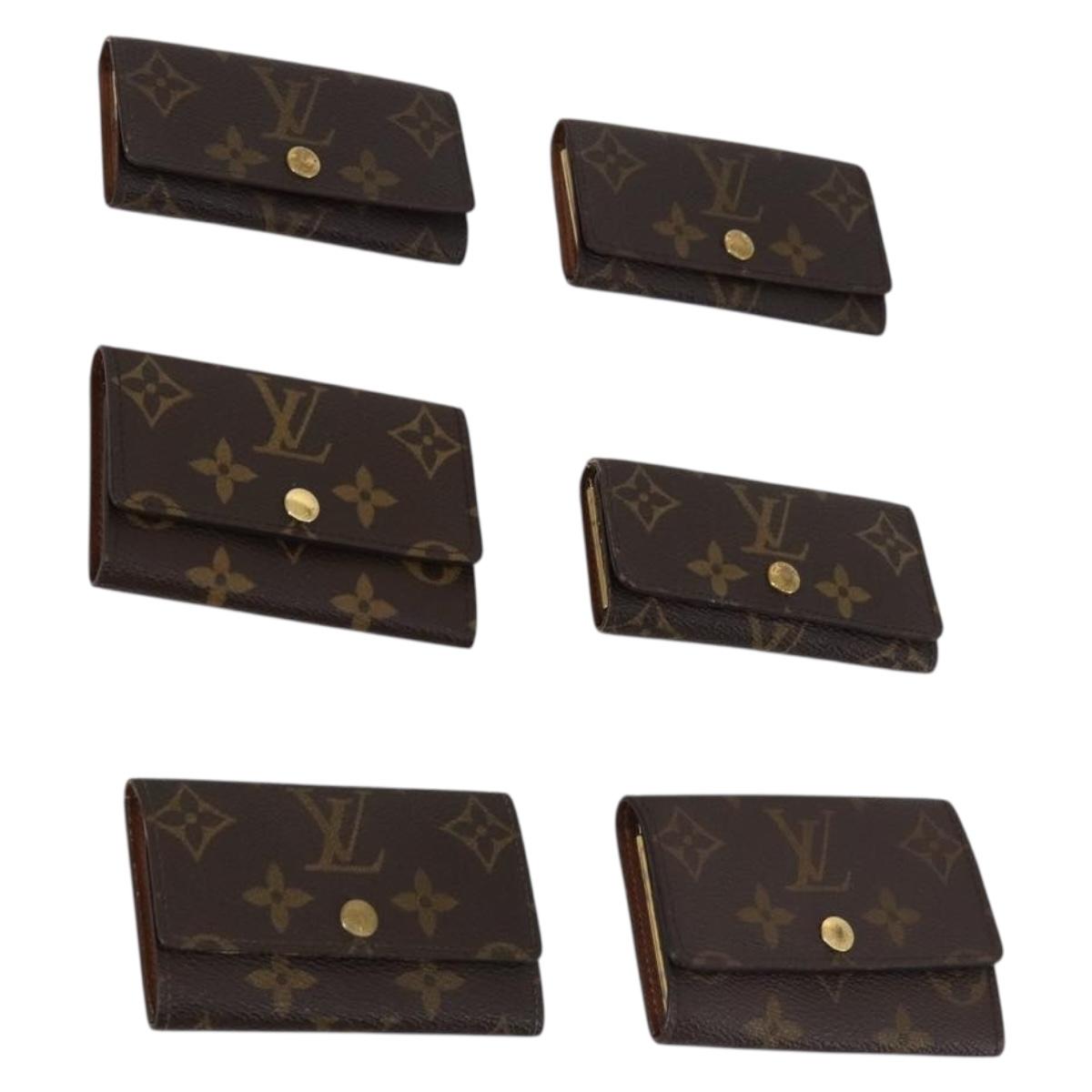 LOUIS VUITTON Monogram Multicles Key Case 6Set LV Auth 143387