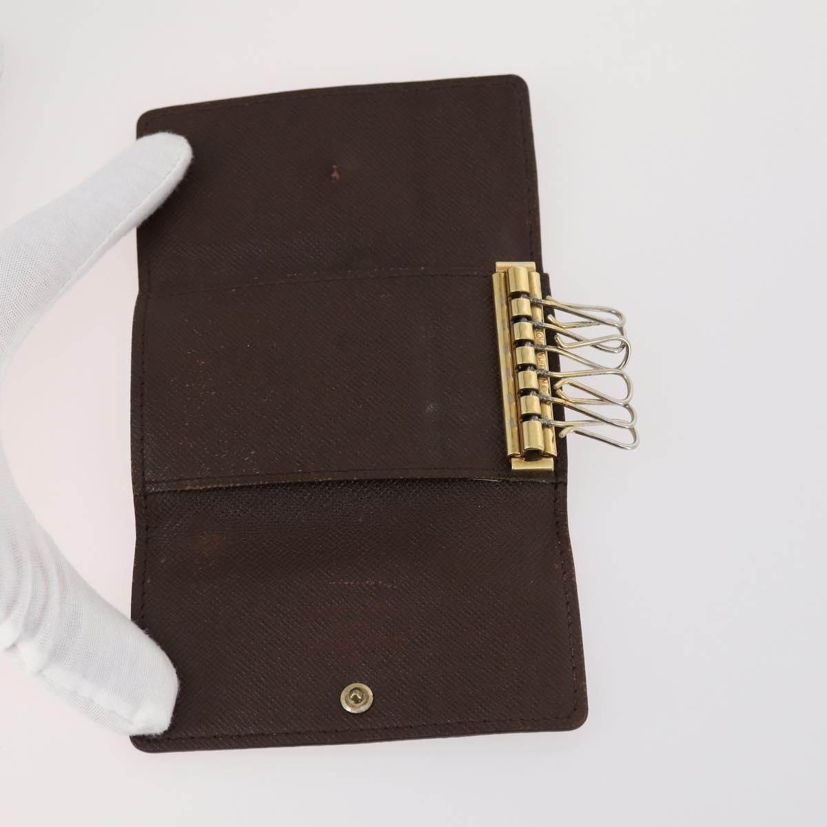 LOUIS VUITTON Damier Ebene Multicles Key Case 6Set LV Auth 143389