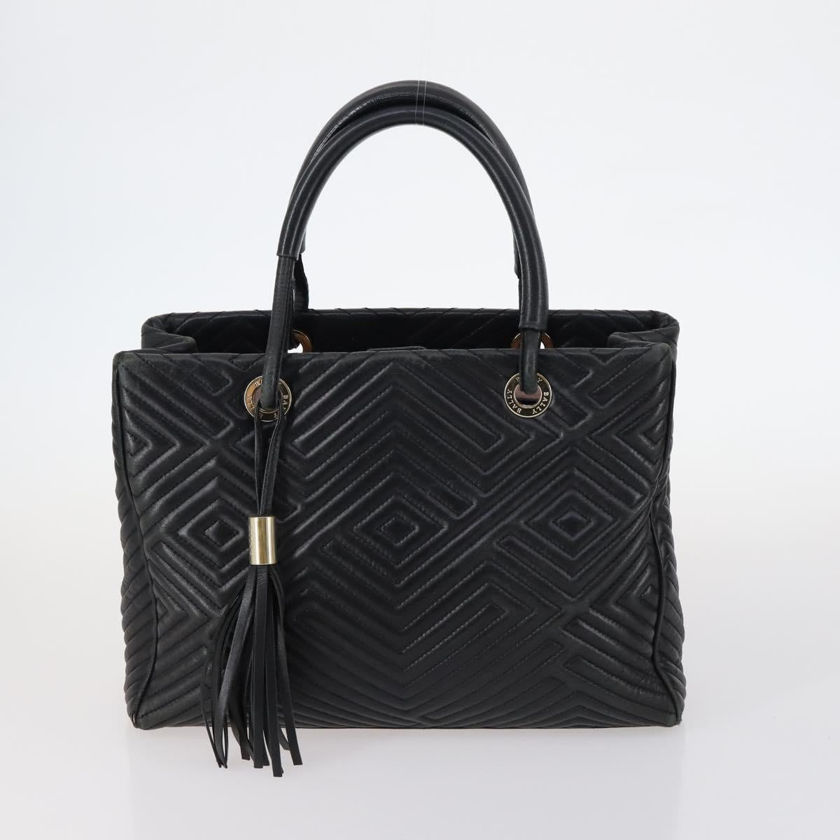 GIVENCHY Ferragamo BALLY Shoulder Bag Leather 4Set Black Auth 143392